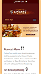 Mobile Screenshot of picantesrestaurant.com
